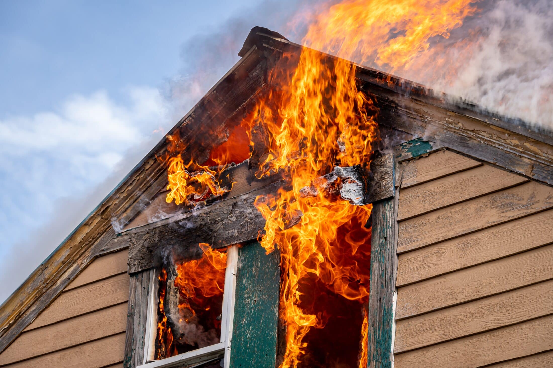 Before Pic - Fire Damage Restoration in Dallas