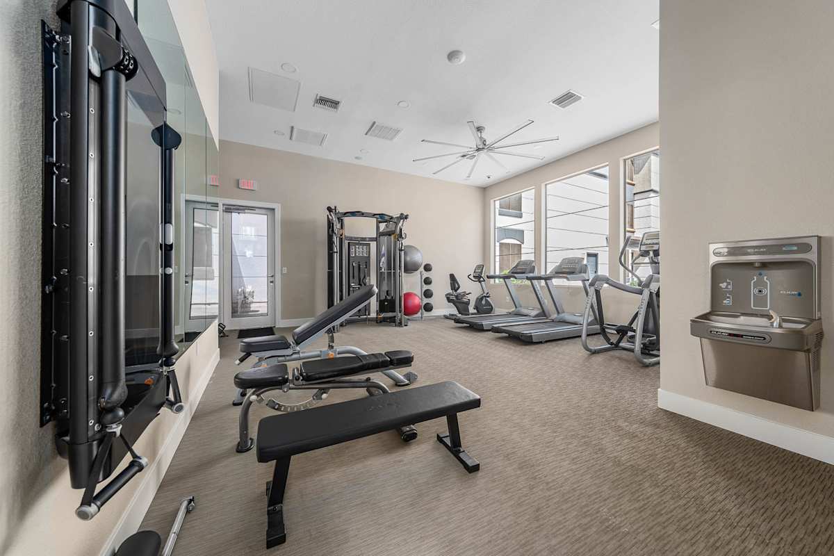 Contemporary multifamily gym and wellness center renovation in Phoenix, AZ