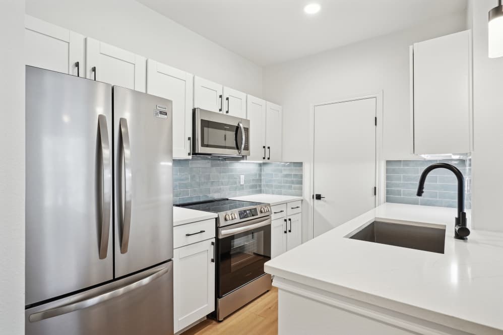 Modern apartment kitchen renovation at Flatiron District