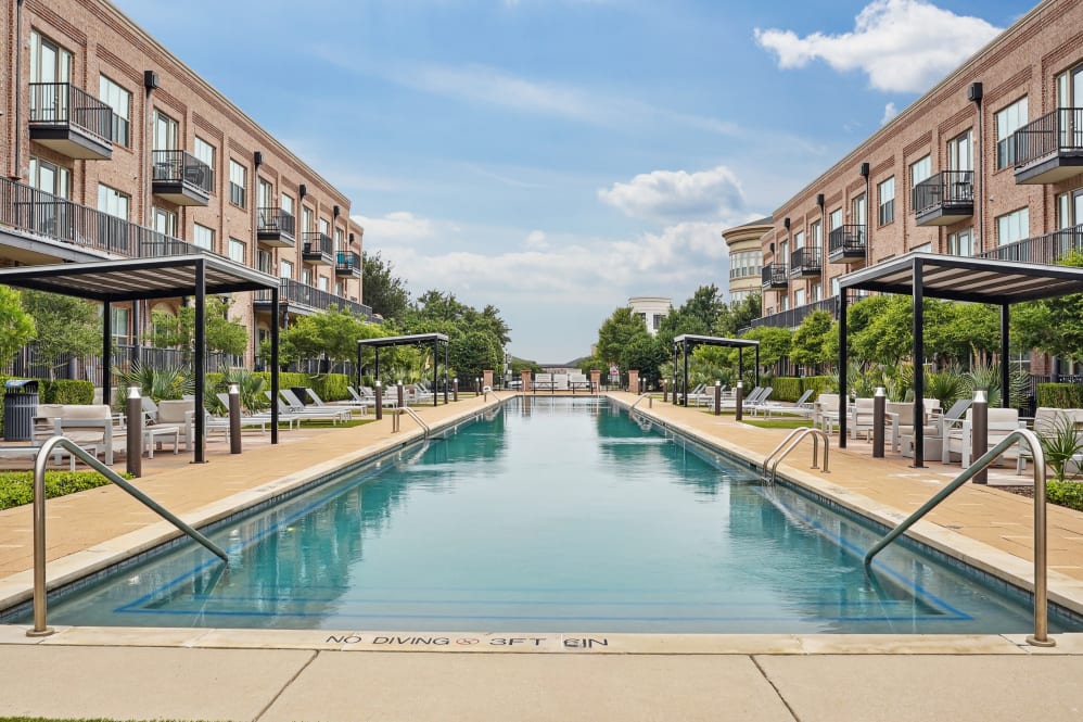 Renovated resident amenities at Flatiron District at Austin Ranch